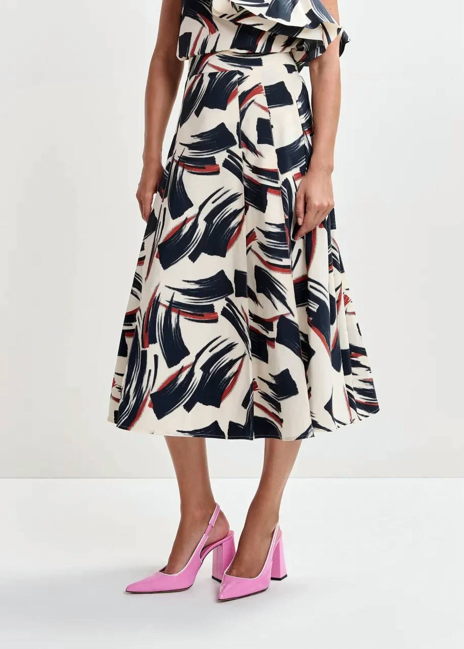 Essentiel Antwerp - Jaelyn Deep Pleat Midi Skirt