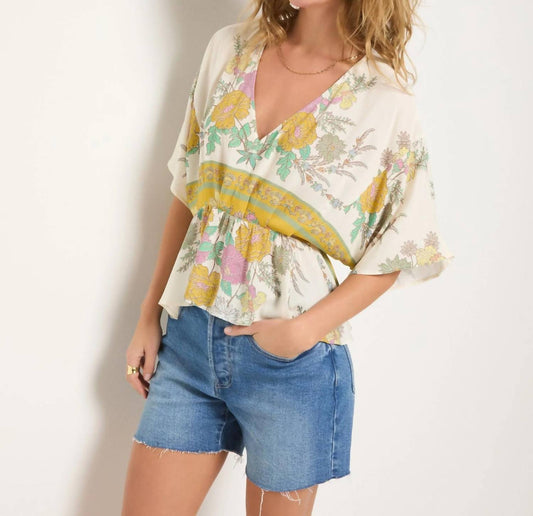 Seventy Eight And Sunny - Printed Skysail Blouse