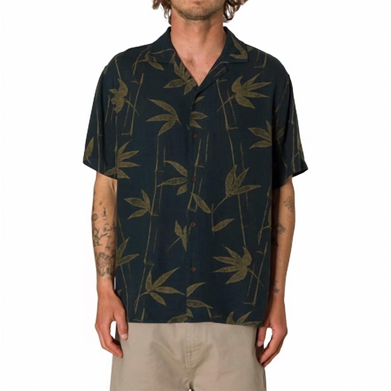 Katin - Men's Bamboo Short Sleeve Camp Collar Shirt
