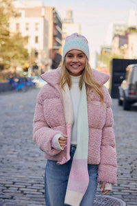 jocelyn Women's Columbus Prep School Mittens in pastel - women's accessory - alternate view