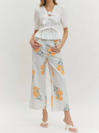 Entro - Apricot Blooms Pants