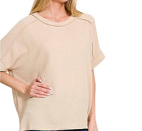 Zenana - Ribbed Round Neck Top - Plus