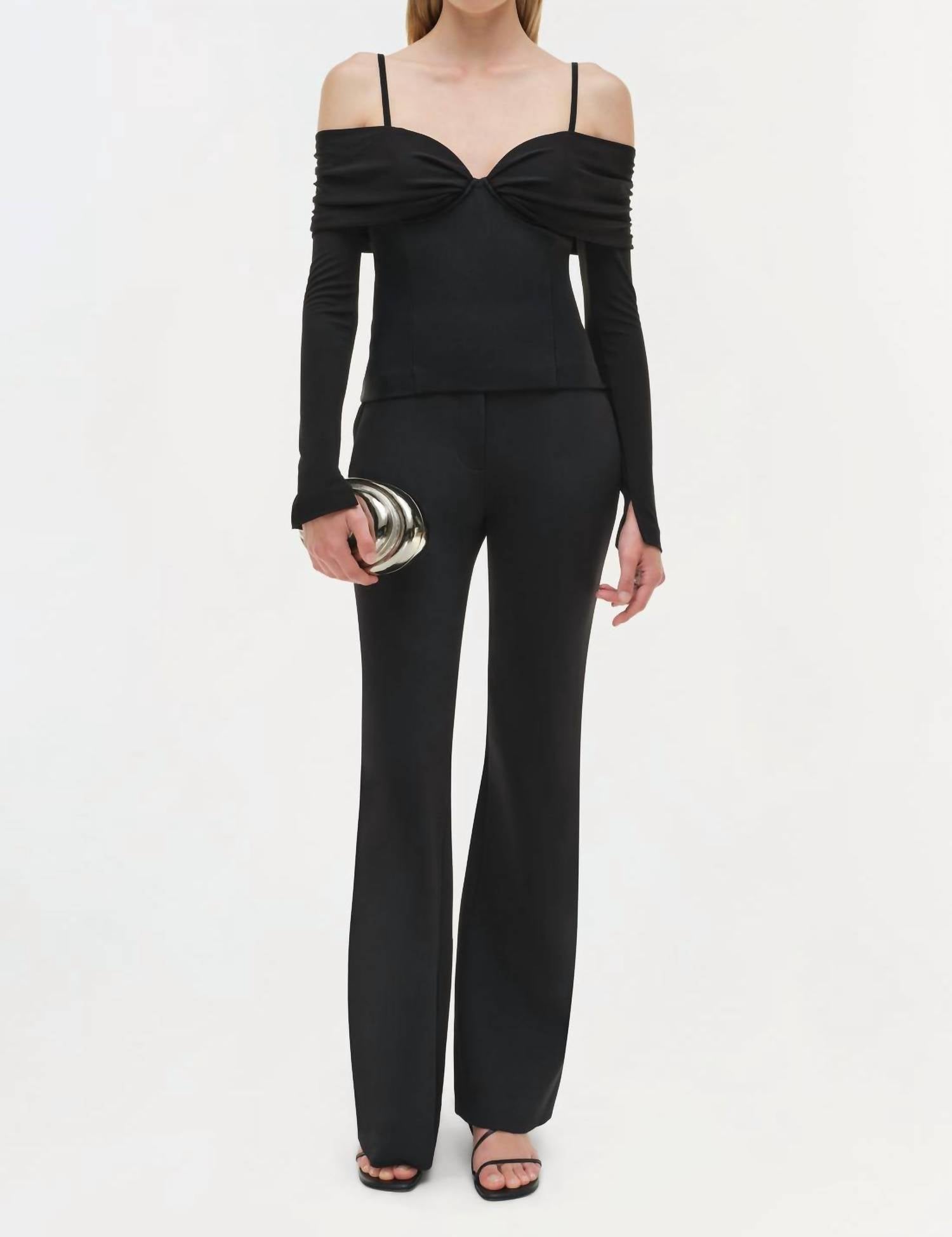 Simkhai - Hazel Off Shoulder Long Sleeve Top