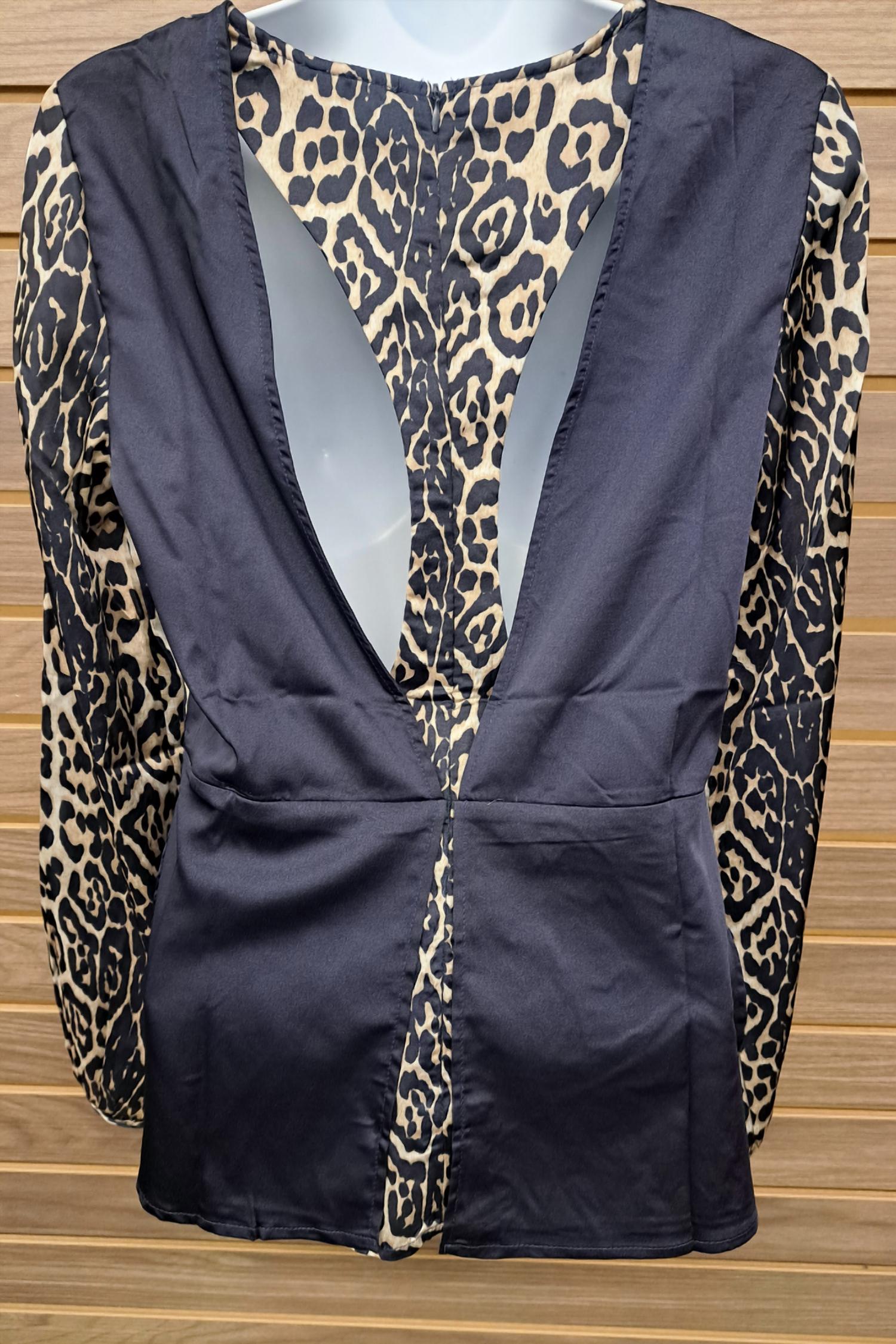 Joompy - Women's Leopard W/cutout Back W/zipper