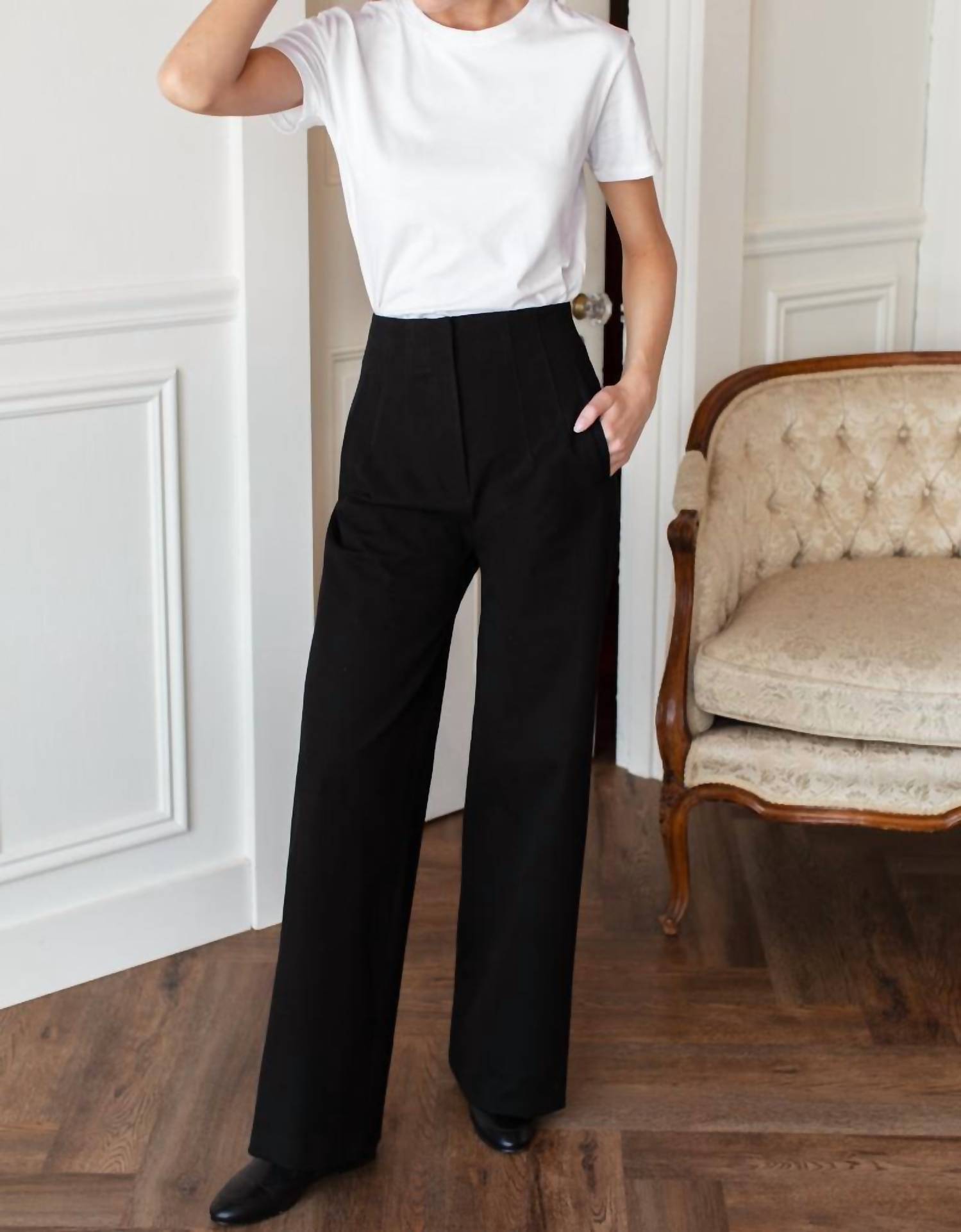 Emerson Fry - Darted Wide Leg Trouser
