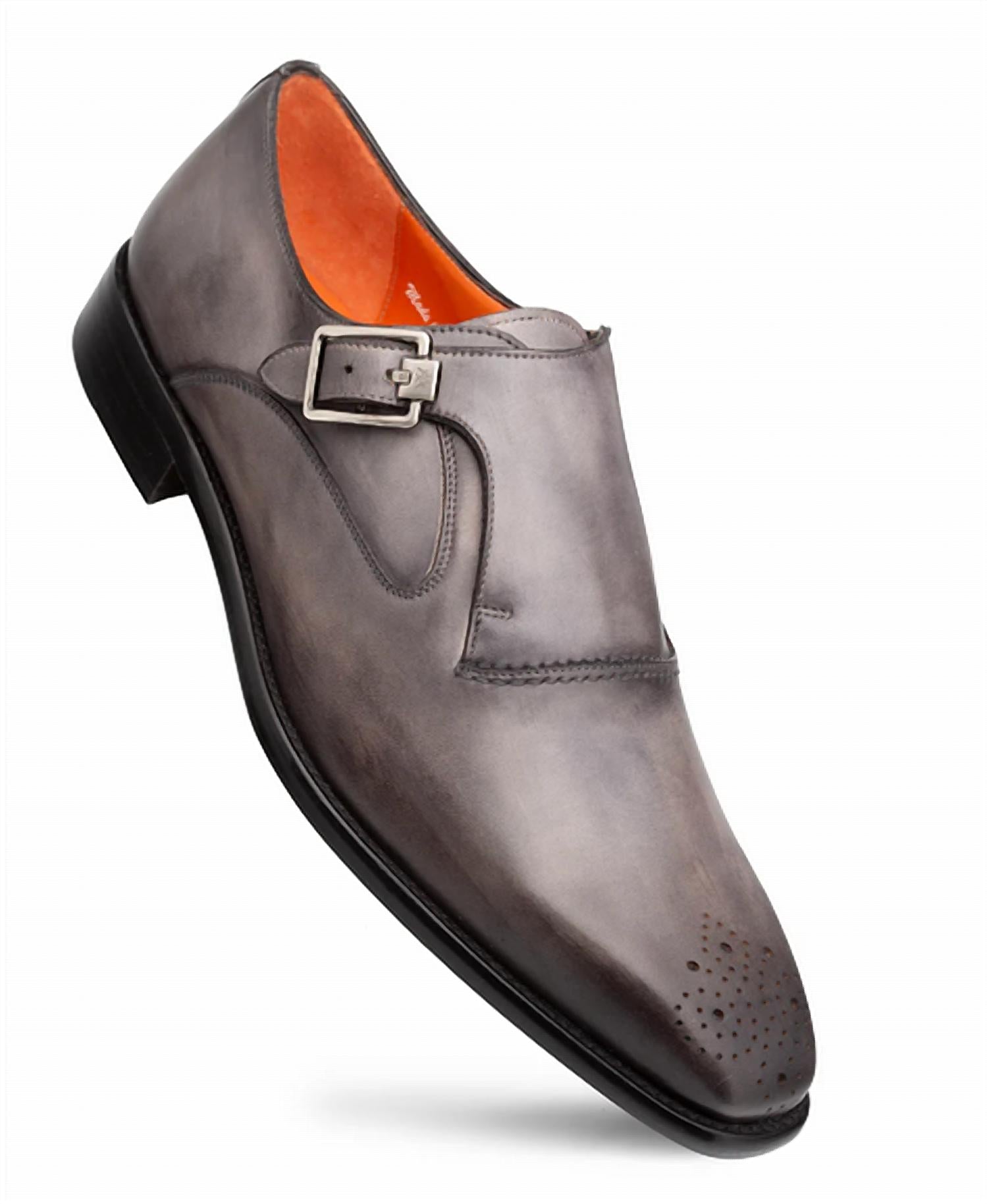 Mezlan - Men's Artisan Monk Strap Dress Shoes
