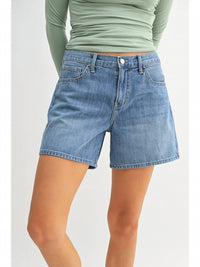 Just Black Denim - Lightweight High Rise Shorts