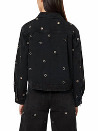 Habitual - Embellished Cropped Jean Jacket