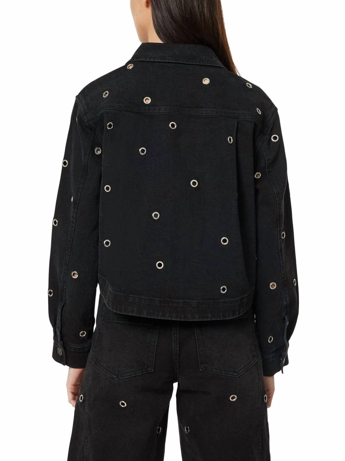 Habitual - Embellished Cropped Jean Jacket