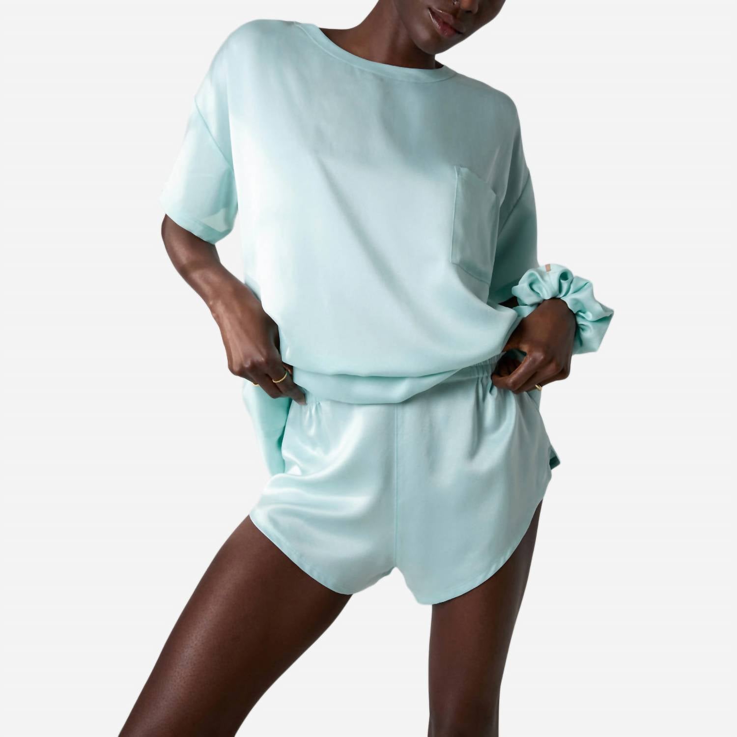 Lunya - Washable Silk Lounge & Scrunchie Set