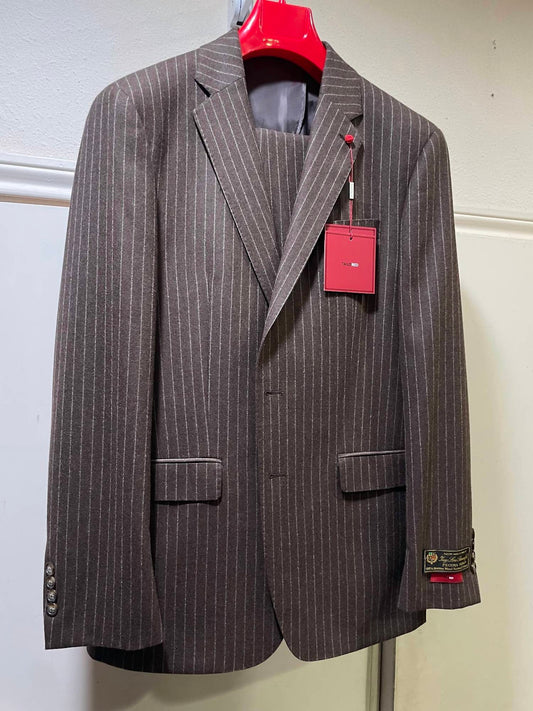 Tailored - Men’s Pinstripe Wool Suit