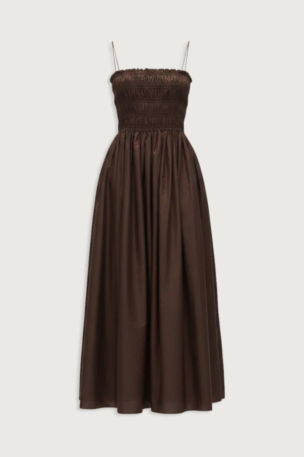 Matteau - Shirred Bodice Midi Dress