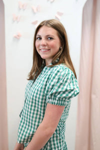 Pinch - Ivy Plaid Top