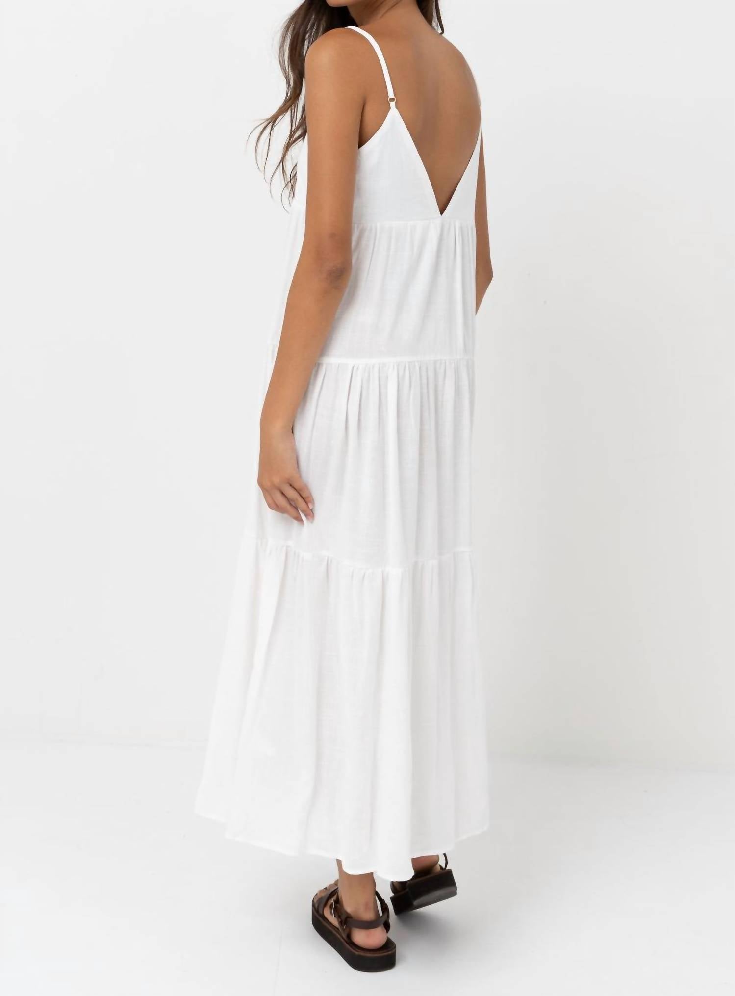 Rhythm. - Classic Tiered Midi Dress