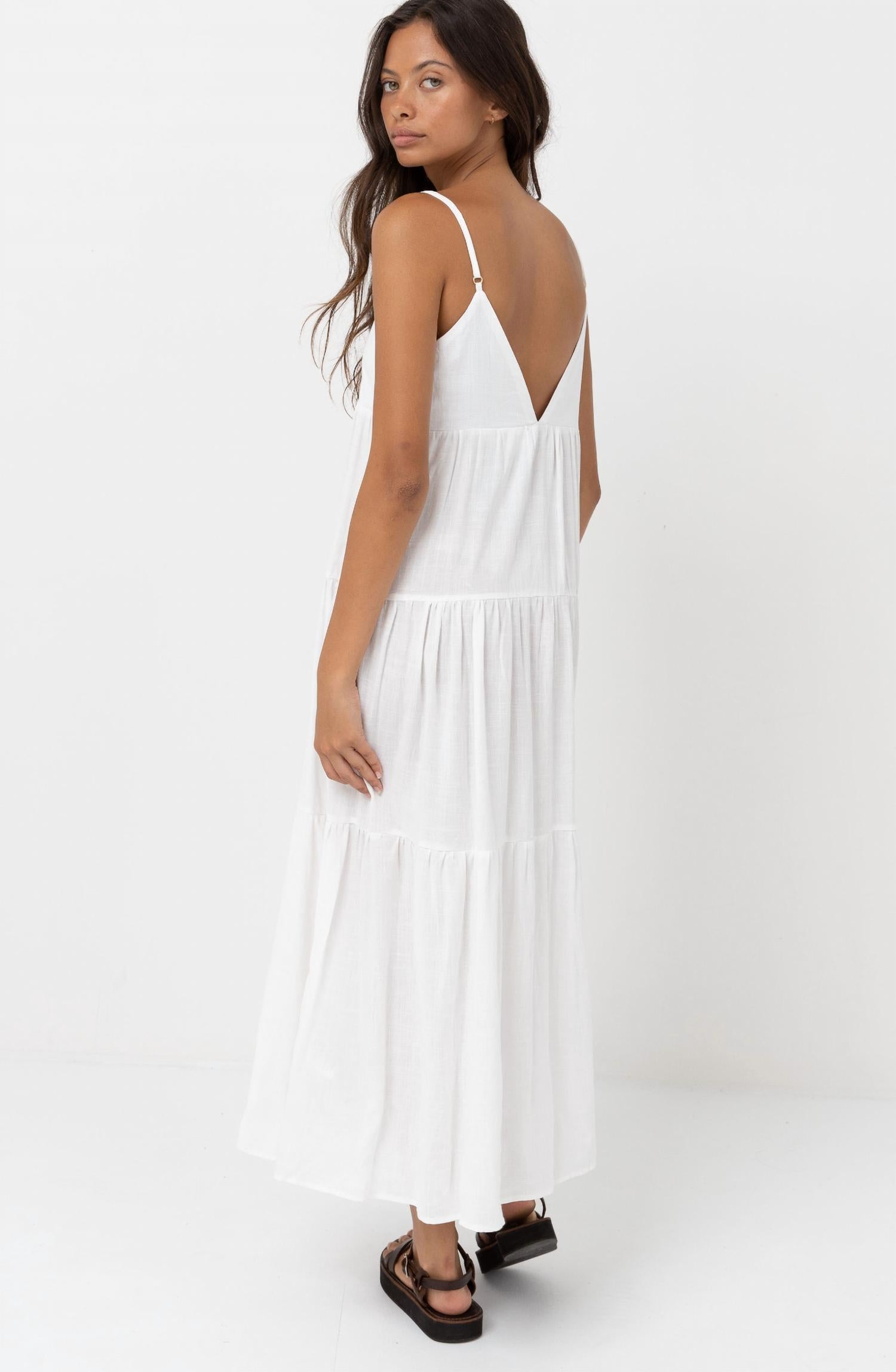 Rhythm. - Classic Tiered Midi Dress