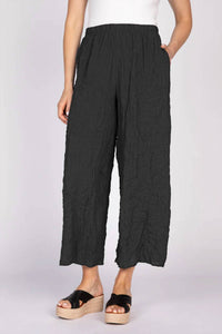Habitat - Crinkle Crepe Flat Front Ankle Pants