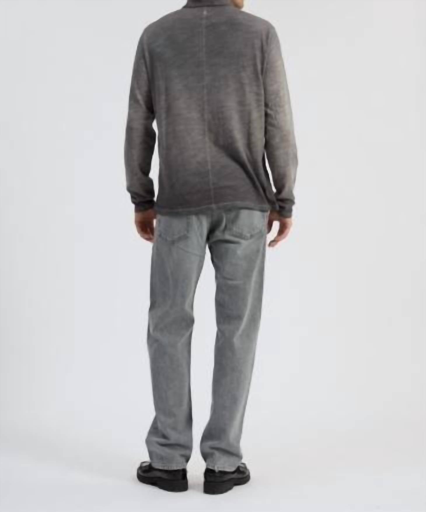 Rag & Bone - Washed Flame Long Sleeve Rugby Polo