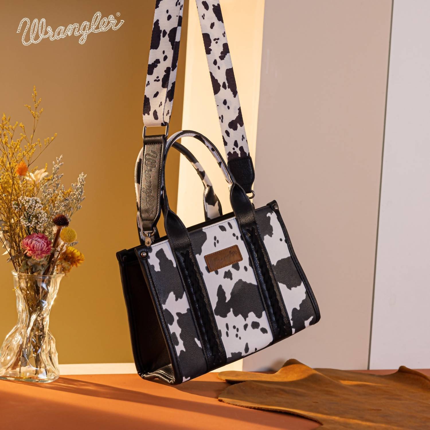 Wrangler - Cow Print Concealed Carry Tote