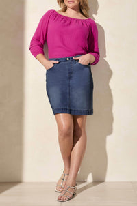 Tribal - Denim Skort