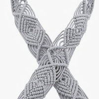 Jen & Co. - Women's Woven Macrame Crossbody Purse Strap