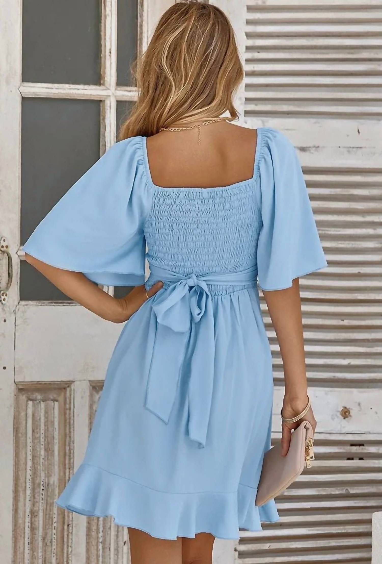 Elings - Regina Ruffle Trim Dress