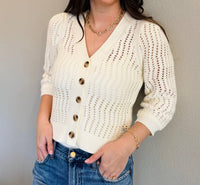 Michael Stars - Giada Short Sleeve Button Down Top