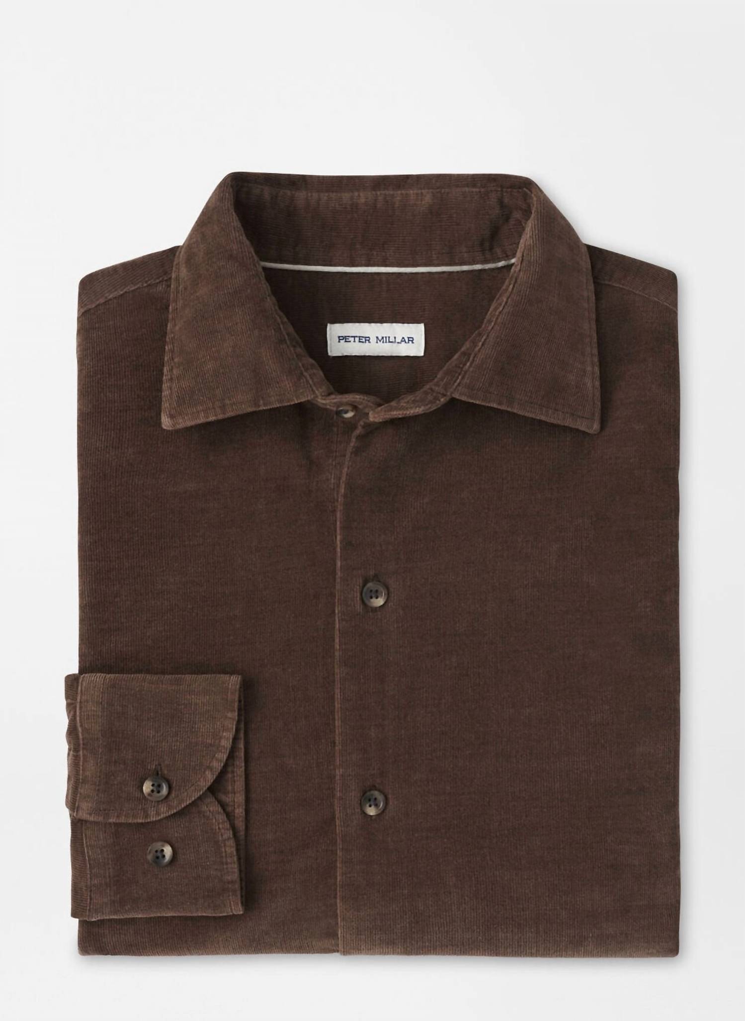 Peter Millar - Aspen Cotton Cashmere Corduroy Sport Shirt