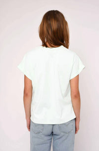 Love The Label - Harper Oversized Cuff Short Sleeve Tee