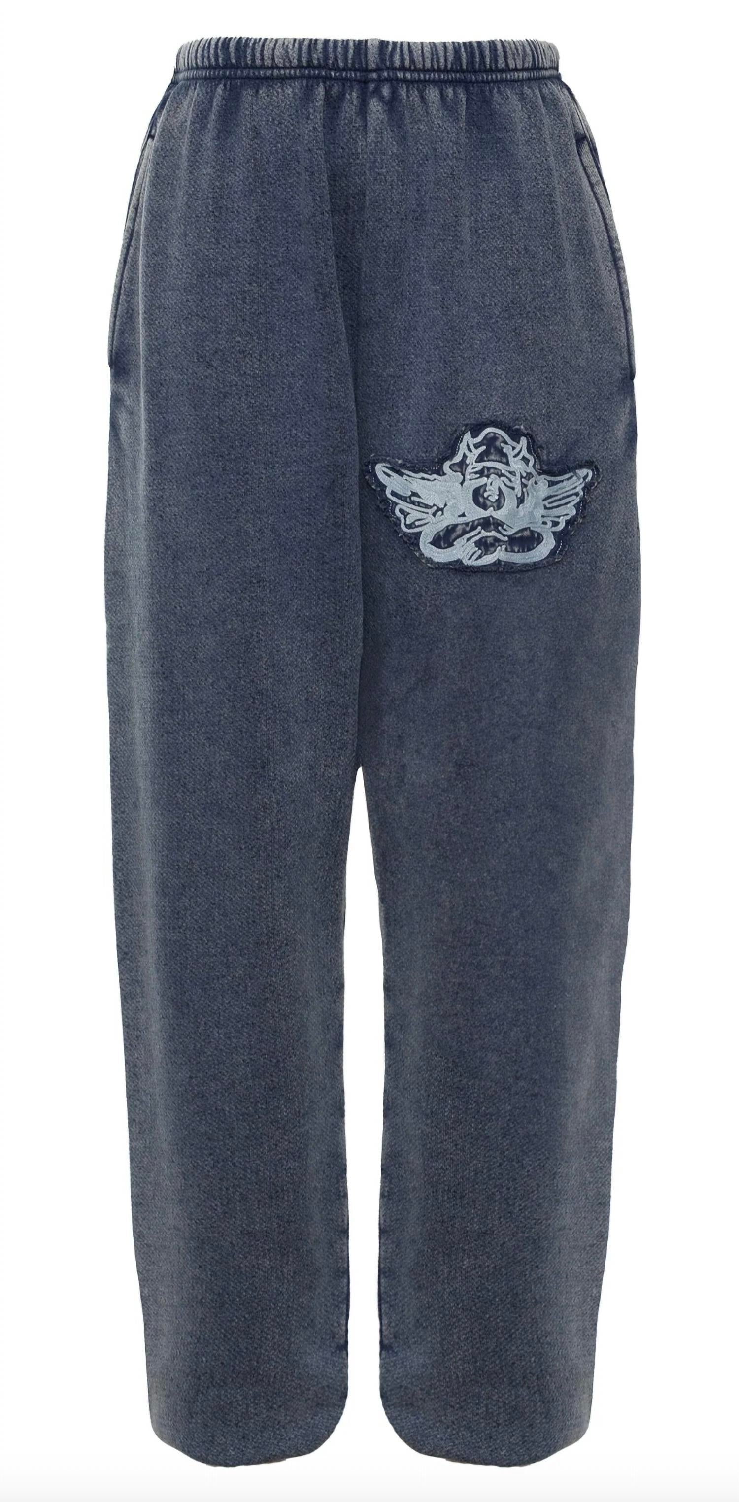 BOYS LIE Stitch Me Up Kimmy Pants in blue - women's pants - view 5