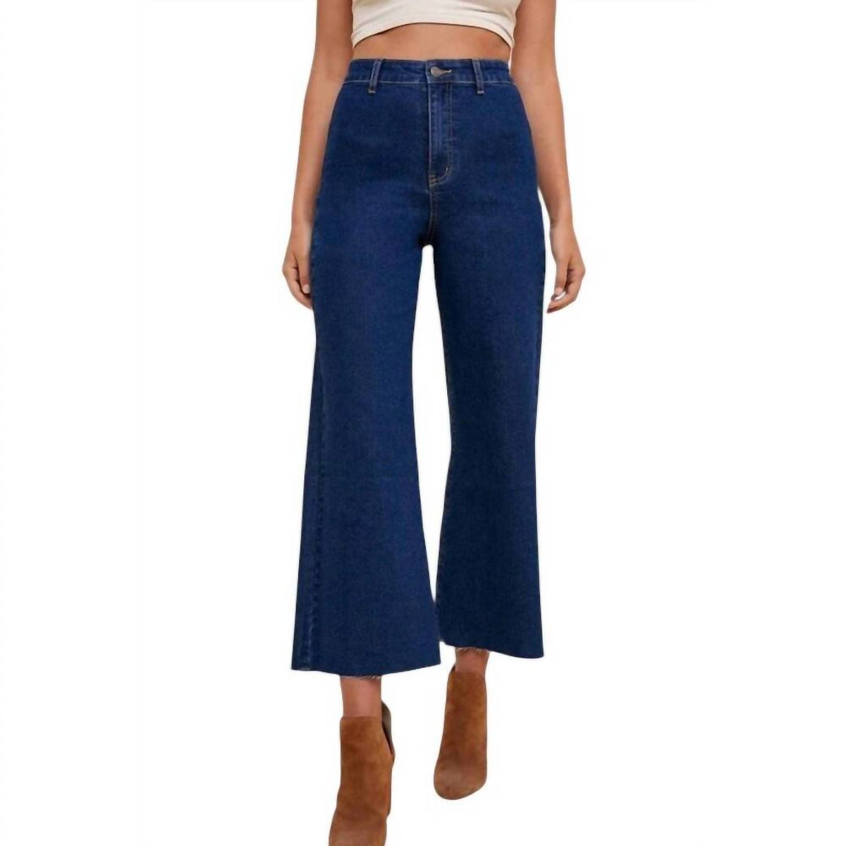 Anniewear - Stretch Wide Leg Jeans