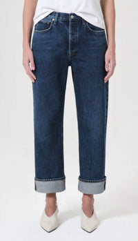 Agolde - Fran Low Slung Easy Straight Jeans