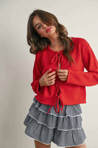 Butter - Hattie Front Tie Sweater