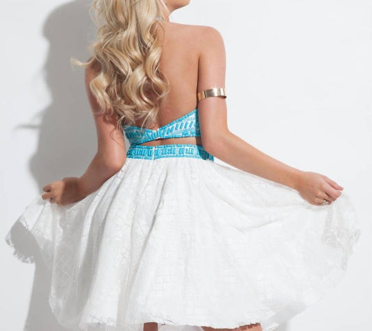 Rachel Allan - Beaded Two-piece Homecoming Dress