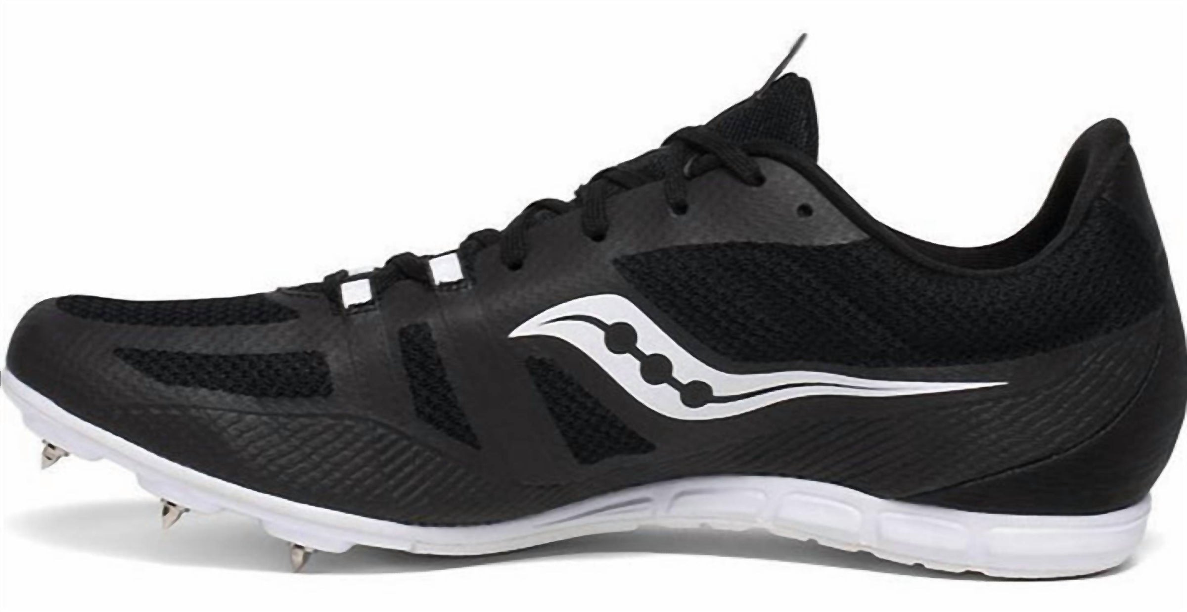 SAUCONY Men's Vendetta 3 Shoe in black white - men's shoe - alternate view