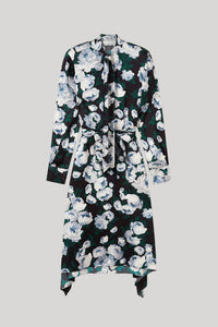 Stella Mccartney - Floral Long-sleeve Mesh Midi Dress