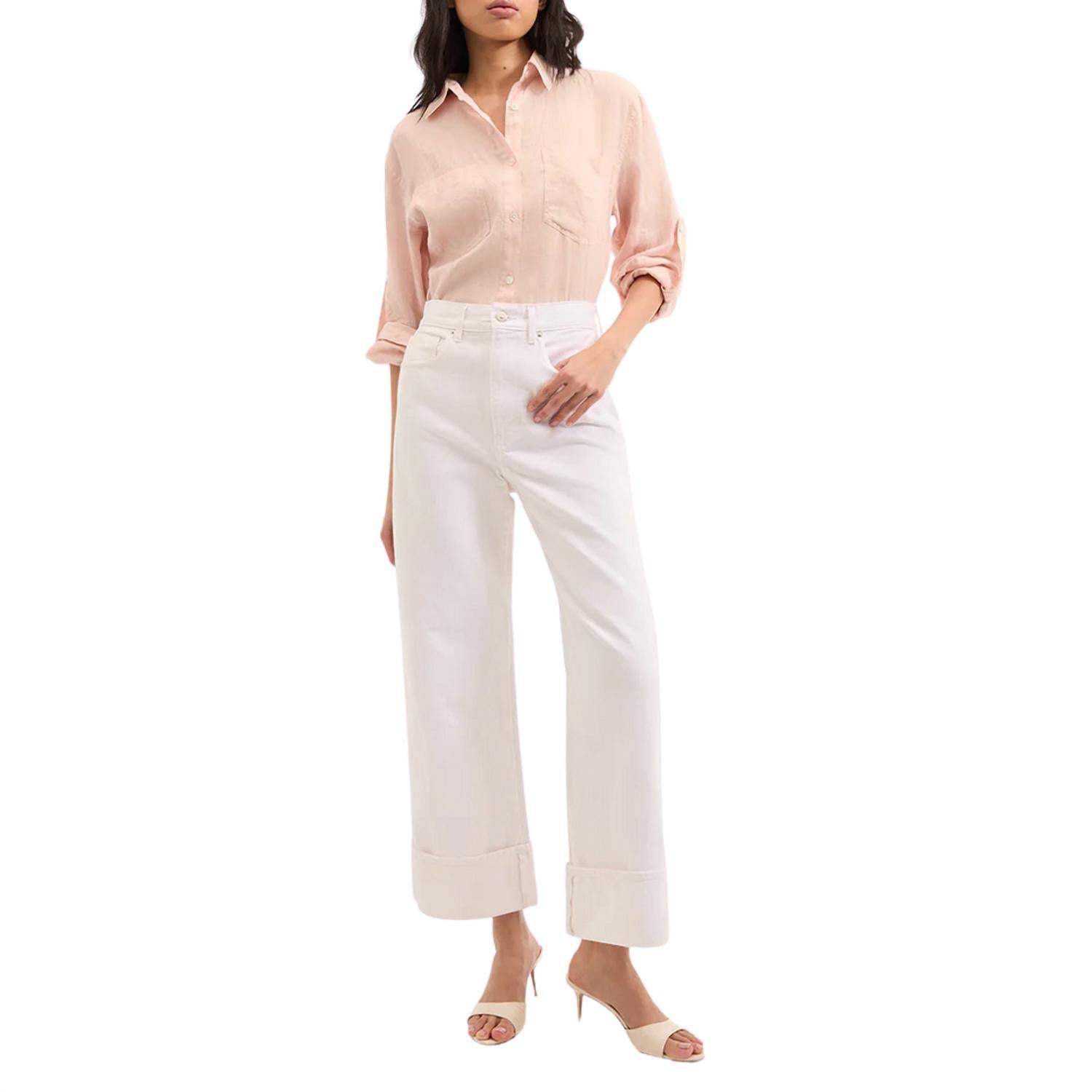 Veronica Beard - Taylor Cuffed Cropped Wide-leg Jeans