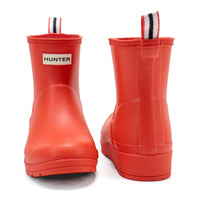 HUNTER Women's Play Short Rain Boots in logo red - women's shoe - view 5