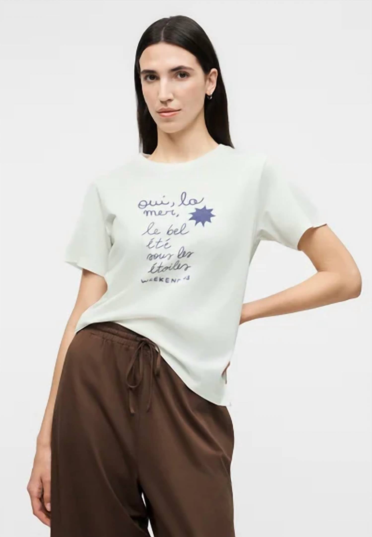 Weekend Max Mara - Qui La Mer Tee Shirt