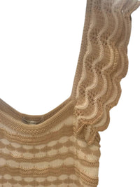 Autumn Cashmere - Women's Two Tone Tank With Flutter Sleeve