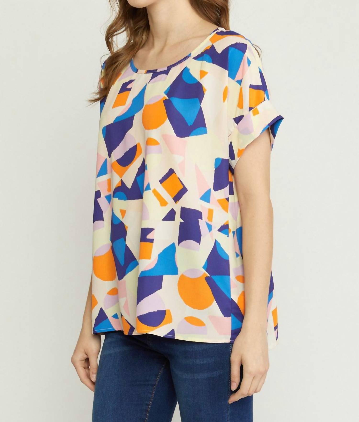 Entro - Abstract Printed Blouse