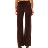 DL1961 - Women's Women's Drue Straight Low Rise Vintage Pant in dark mocha - women's pants - view 4
