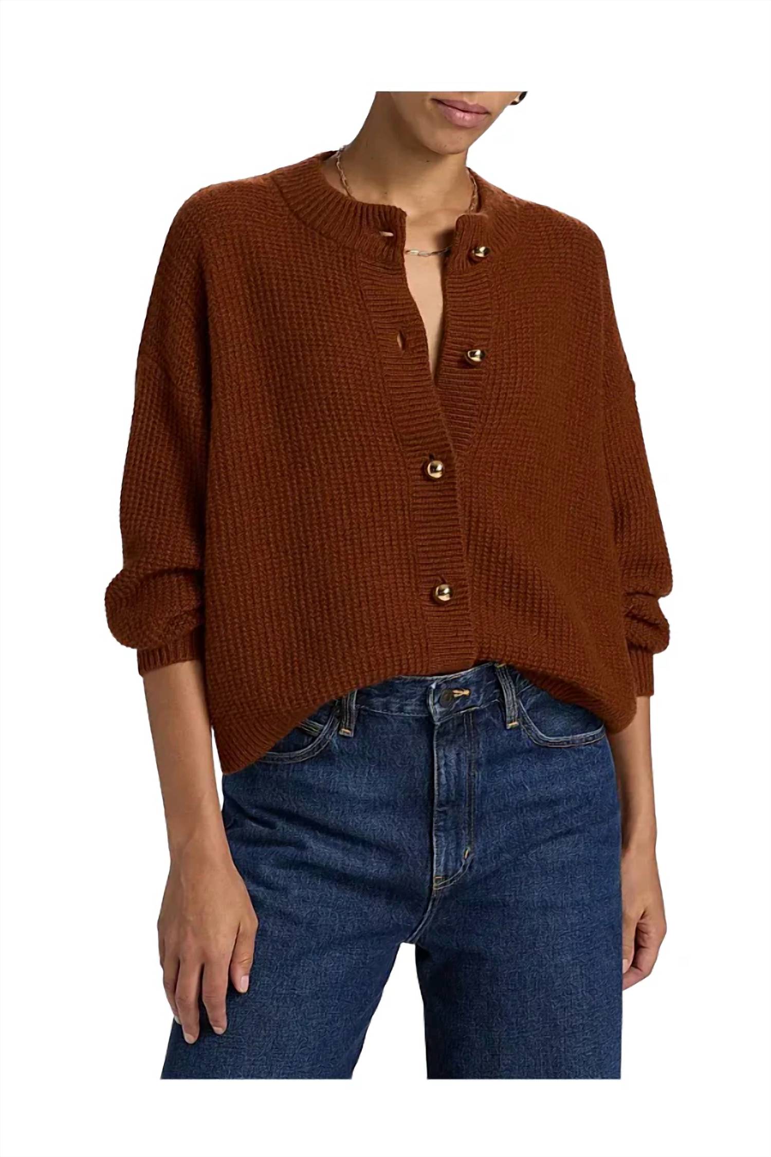 Frame - Femme Waffle Knit Cardigan