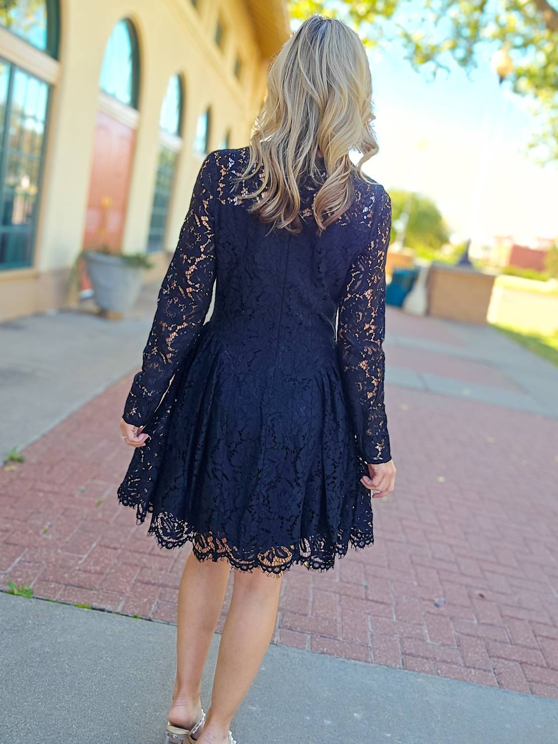 FLYING TOMATO Sally Dress in black - women's dress - view 6