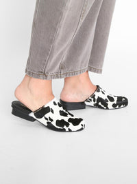 INTENTIONALLY BLANK Women's Touch Backless Mule in black moo - women's shoe - view 5