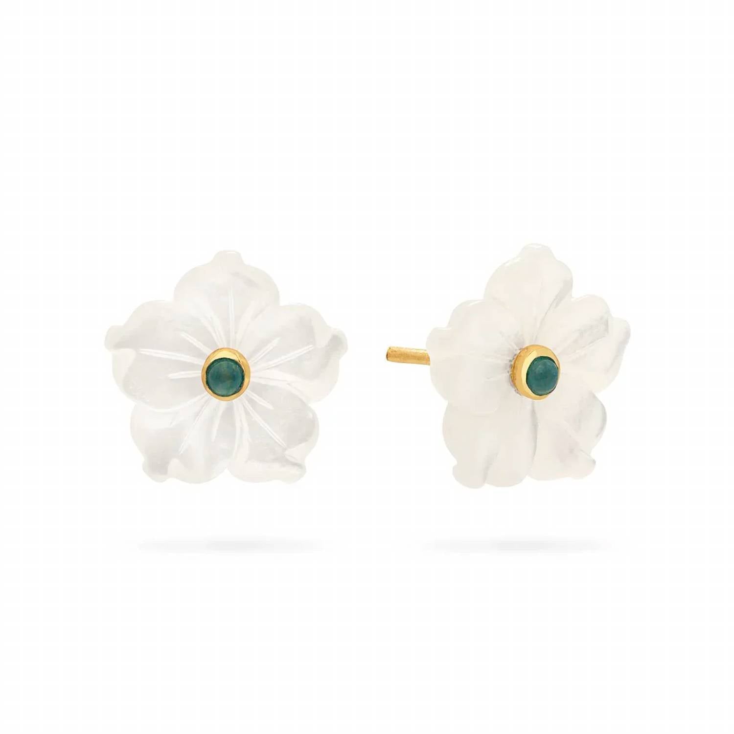 Capucine De Wulf - Women's Mermaid Garden Convertible Bouquet Post Earrings