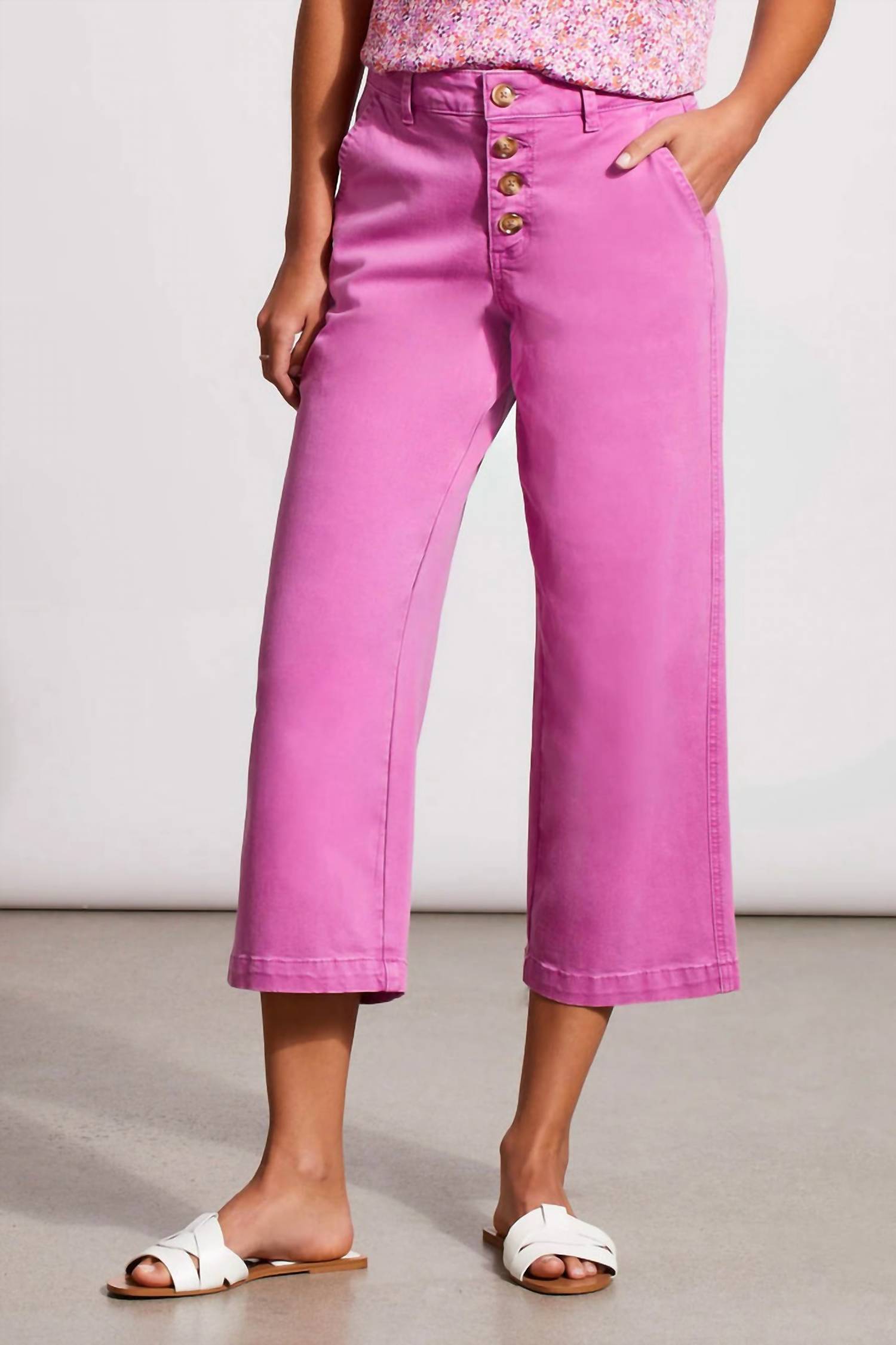 Tribal - Wide Leg Crop Jeans