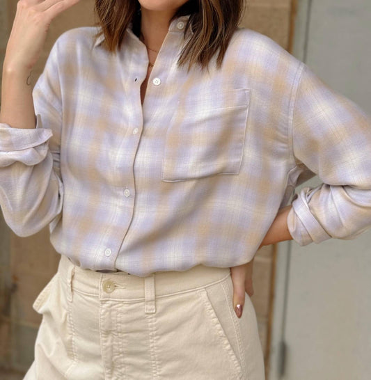 Z Supply - River Plaid Button Up Top