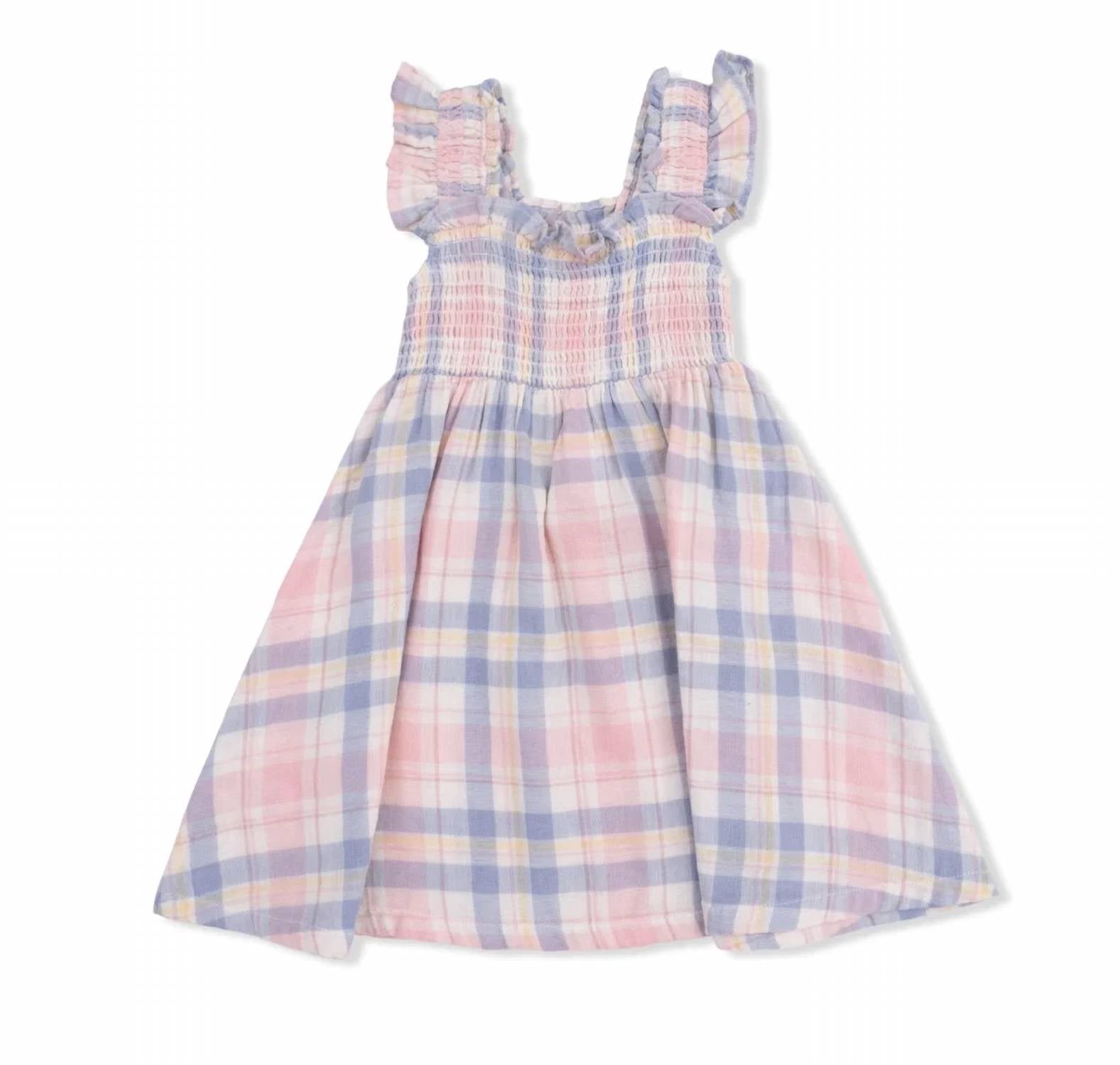 Angel Dear - Girls Dusty Smocked Sundress