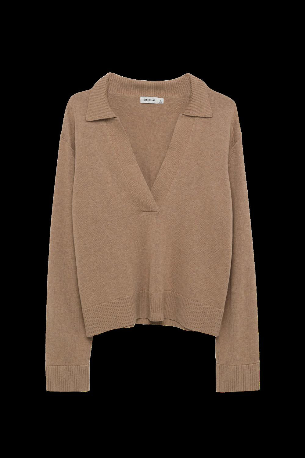 Simkhai - Cashmere Long Sleeve Polo