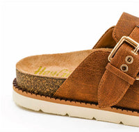 Corkys Footwear Women's Day Dream Clog in brown - women's shoe - detail view